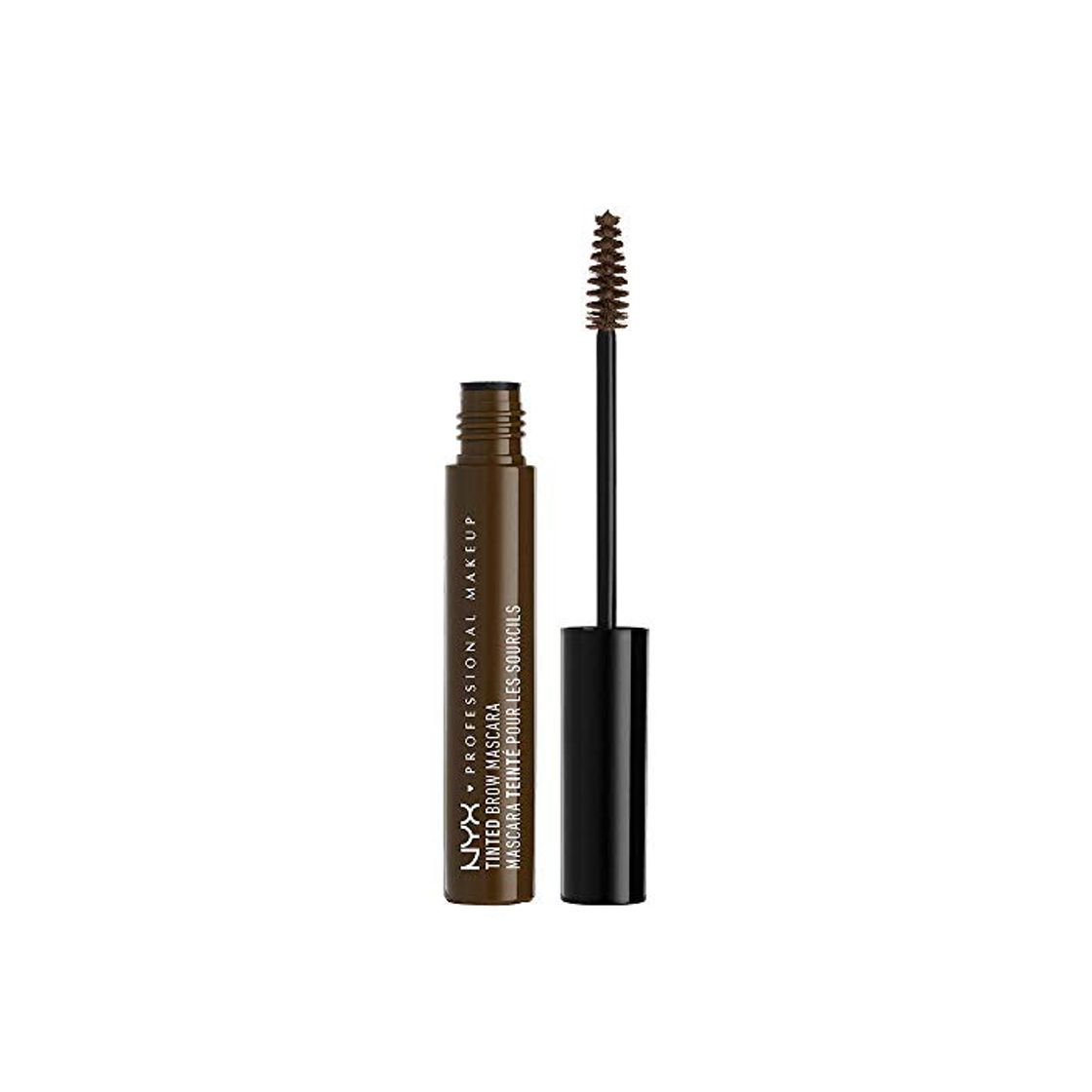 Belleza NYX PROFESSIONAL MAKEUP Fijador de Cejas Tinted Brow Mascara, Ultrapigmentado, Fórmula Gel