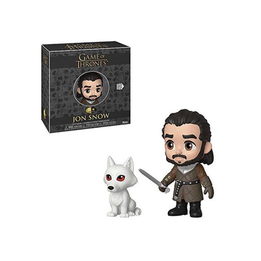 Funko- Juego De Tronos Figura 5 Stars Jon Nieve w/Fantasma,