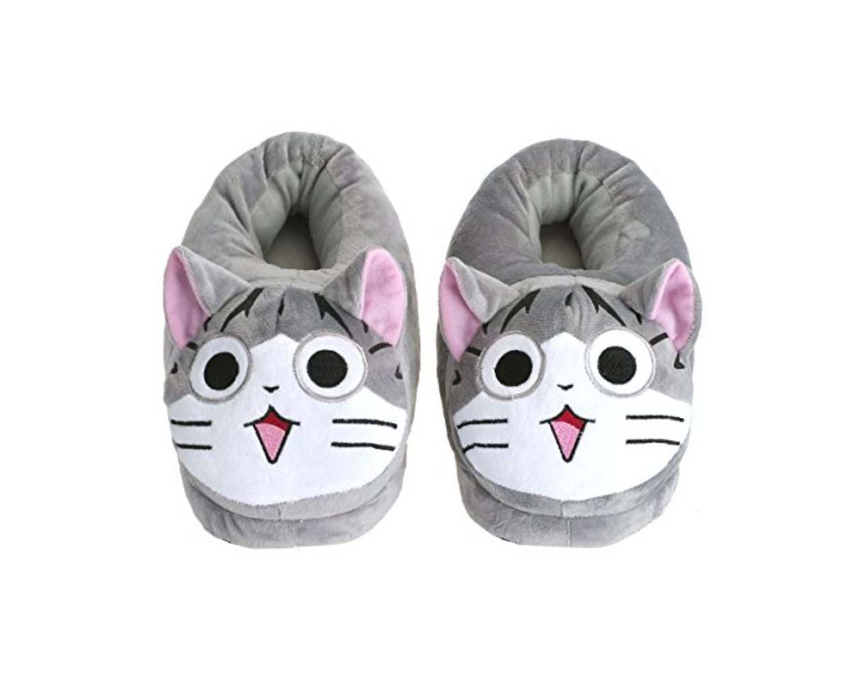 Product SAMs Animales Zapatillas gato, gris, 42