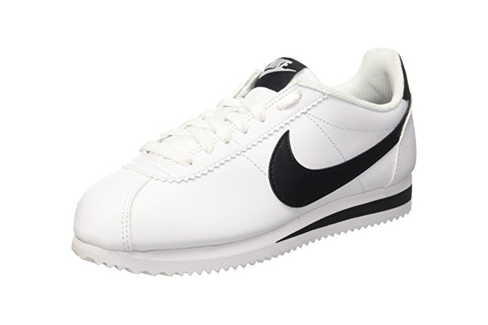 Fashion Nike Wmns Classic Cortez Leather, Zapatillas Para Mujer, Blanco