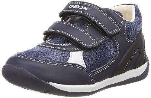 Social Geox Baby Each Boy, Zapatillas para Bebés, Azul