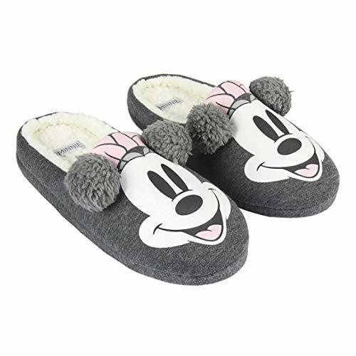 Producto Artesania Cerda Zapatillas DE CASA Abierta Premium Minnie, Mujer, Gris