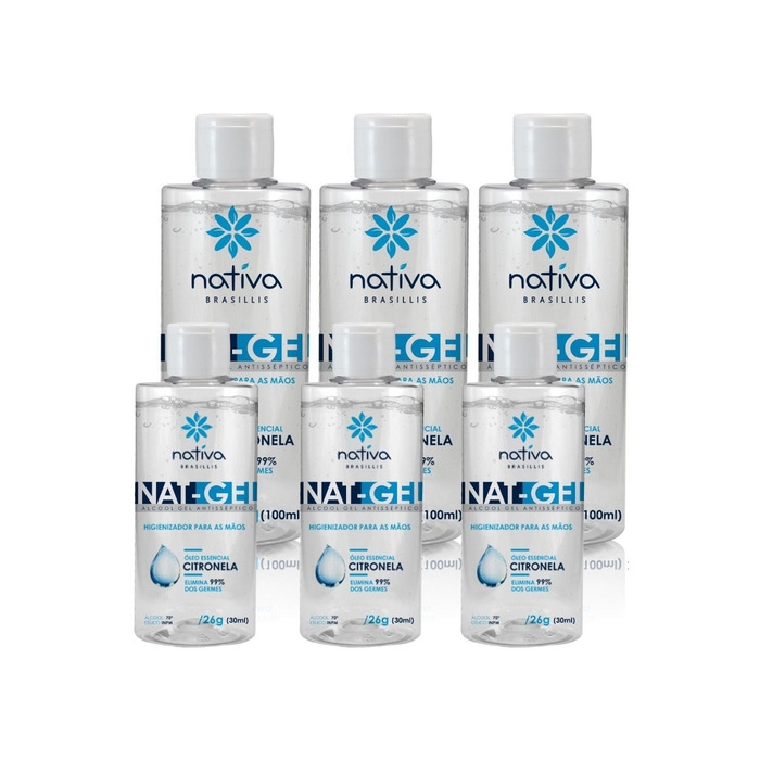 Productos Álcool gel 70% com citronela 250 ml