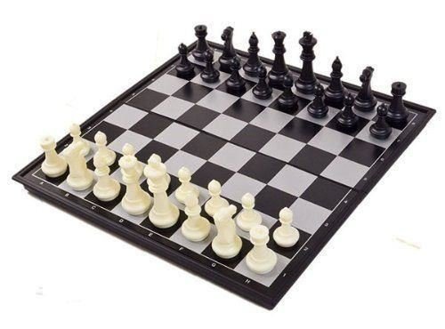 Place SHINE Large Magnetic Folding Chess Board Portable Set with Pieces Games Sport