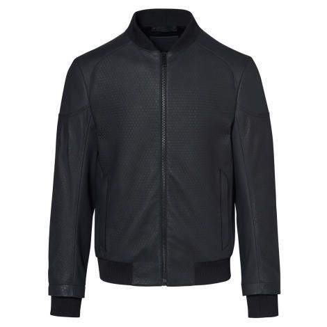 Titan Structured Leather Bomber | - Porsche Design USA