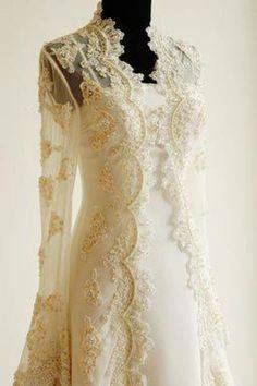 Social Vestido de novia Vestido vestidos de boda de la vendimia noiva V