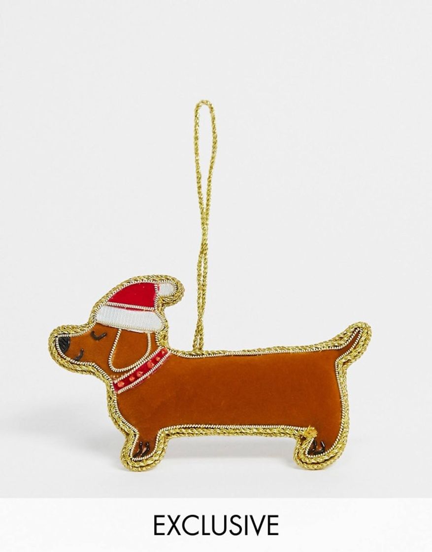 Producto Adorno Perro Salchicha Arbol de Navidad ASOS