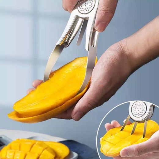 Pelador y cortador de mangos
