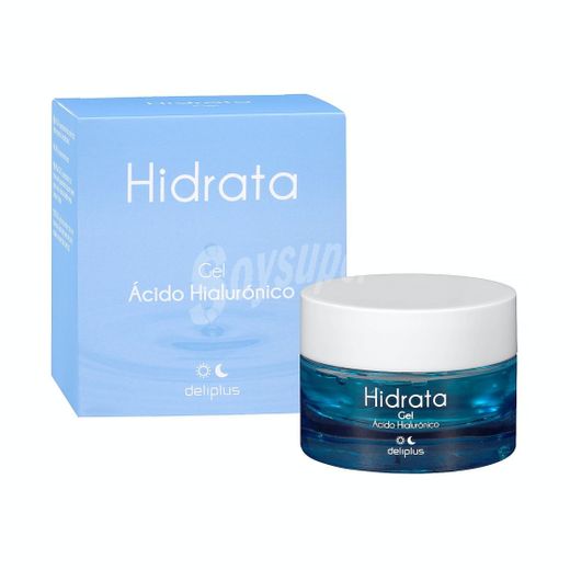 Deliplus Gel facial hidratante con acido hialuronico Tarro 50 ml