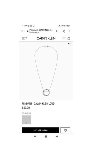 Calvin Klein Pendant 