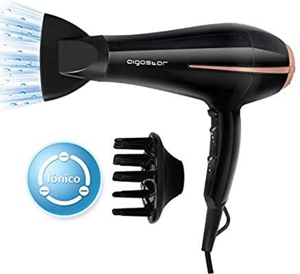 Productos AIGOSTAR Fighter 32JVT Secador De Pelo Profesional Iónico