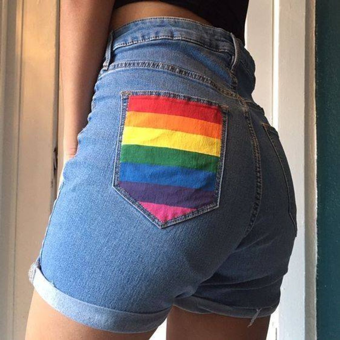 Moda dá pra personalizar o seu assim em casa😍🏳️‍🌈