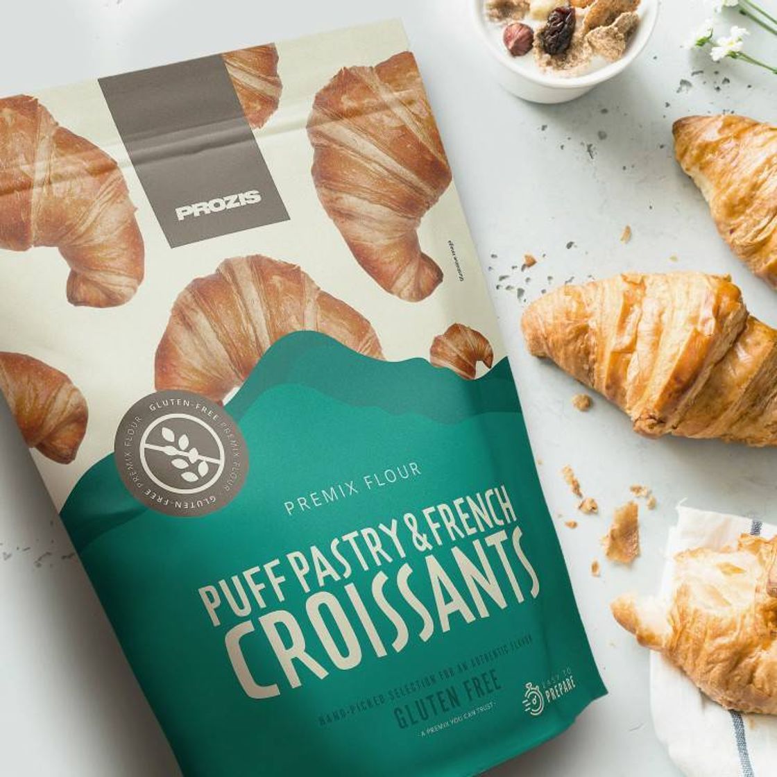 Productos Preparado de Farinha sem Glúten para Massa Folhada & Croissant ...