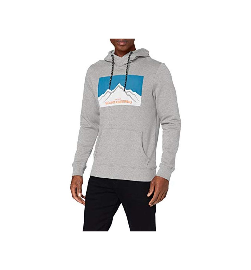 Fashion Tom Tailor Hoody Sudadera, Gris