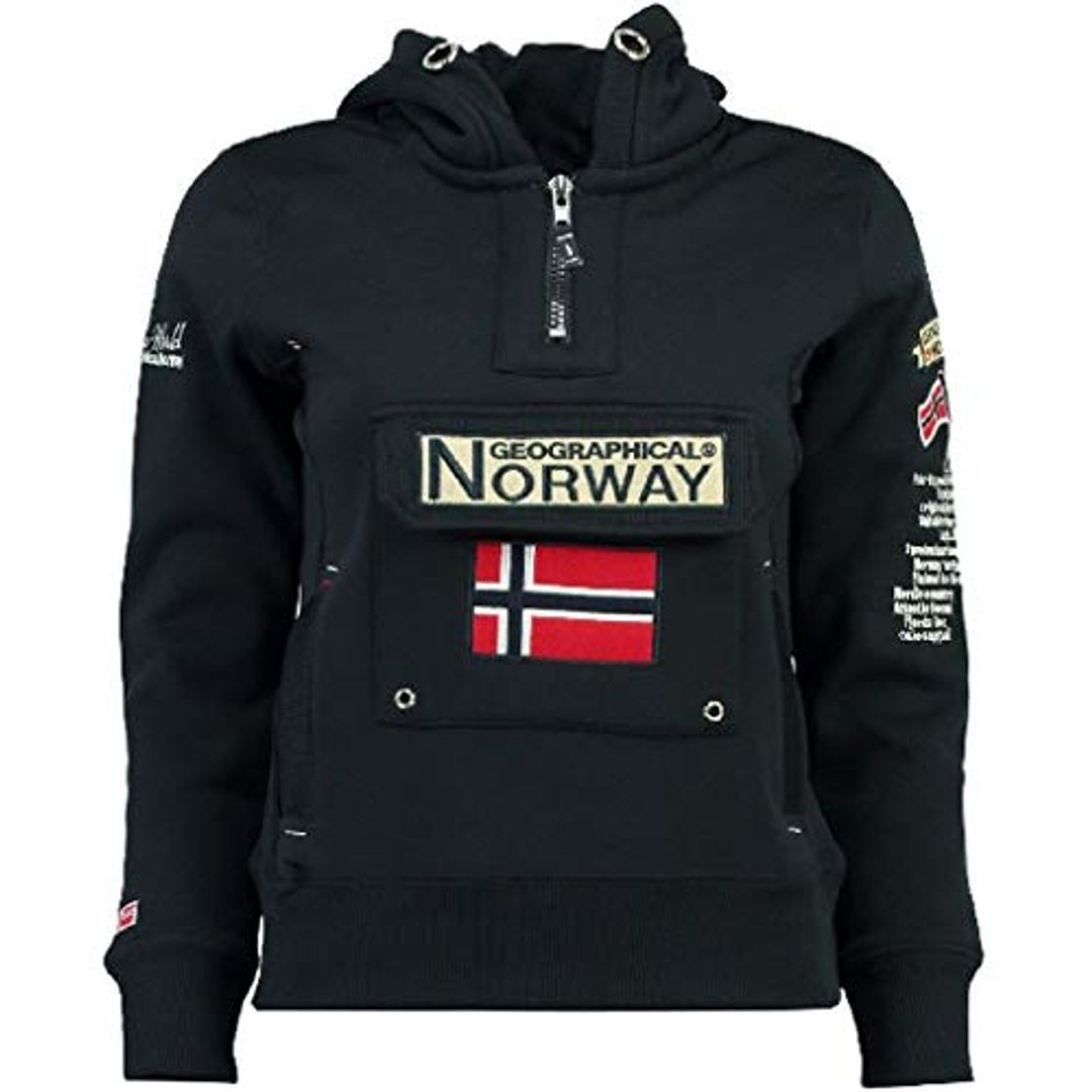 Social Geographical Norway Sudadera Mujer GYMCLASS A Azul Marino M