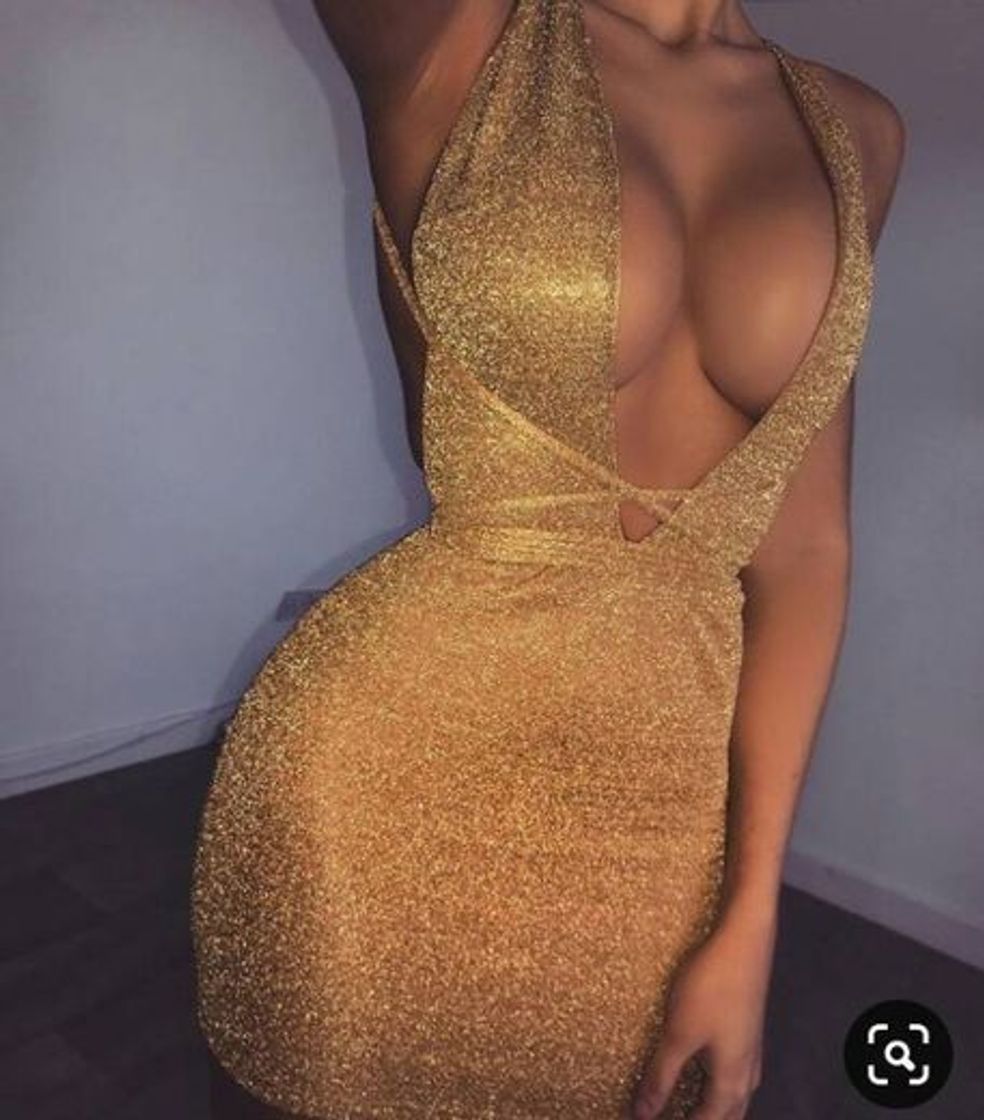 Social Dress gold