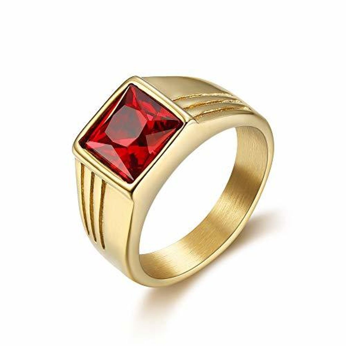 Fashion BOBIJOO Jewelry - Anillo Sortija De Sello Discreto Hombre Gitano, De Forma