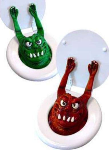 The Pop-Up Toilet Monster Scares People Who Lift the Seat ...
