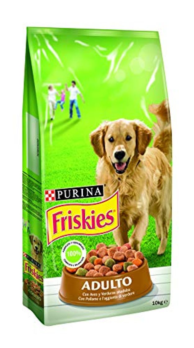 Social Purina Friskies Pienso para Perro Adulto Aves y Verduras 10 Kg