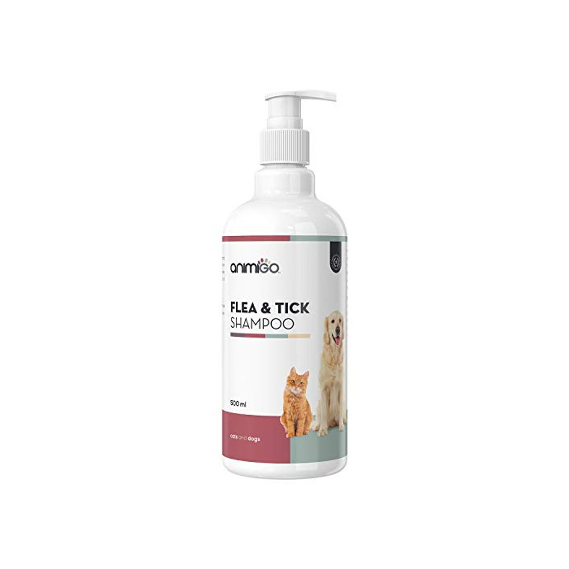 Social Animigo Champú Antipulgas para Perros y Gatos 500ml - Champú Natural Antiparasitario