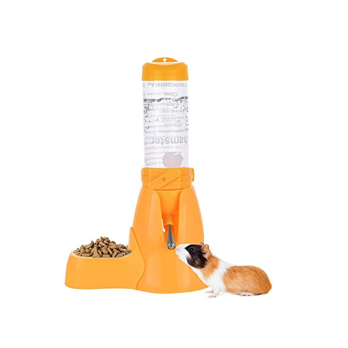 Social ShareWe Botella de Agua para Animales Dispensador Waterer Automático con Recipiente Tapa para Mascotas Gato Hamsters Ratas Cobayas Hurones Rabbits Conejos Animales pequeños