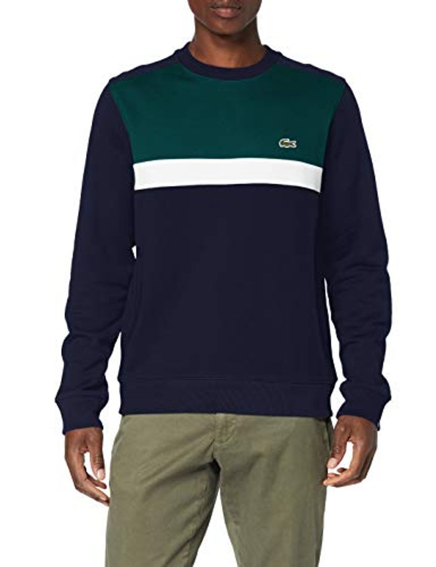 Fashion Lacoste Sh0862 Sudadera, Azul