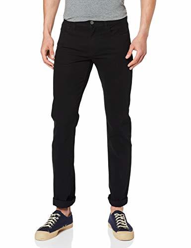 Armani Exchange Bull Colour, Straight Denim Vaqueros, Negro