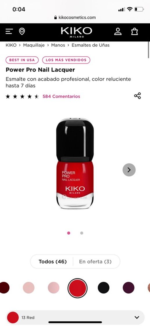 Fashion Esmalte de uñas - Power Pro Nail Lacquer - KIKO MILANO