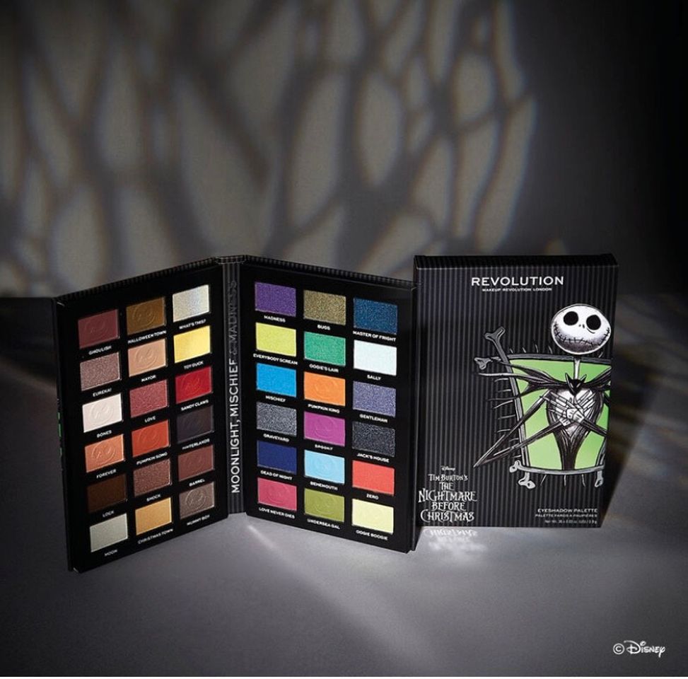 Fashion Makeup Revolution Disney Nightmare Before Christmas Eyeshadow ...