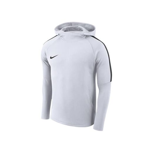 Nike M Nk Dry Acdmy18 Hoodie Po Sweatshirt, Hombre, Blanco