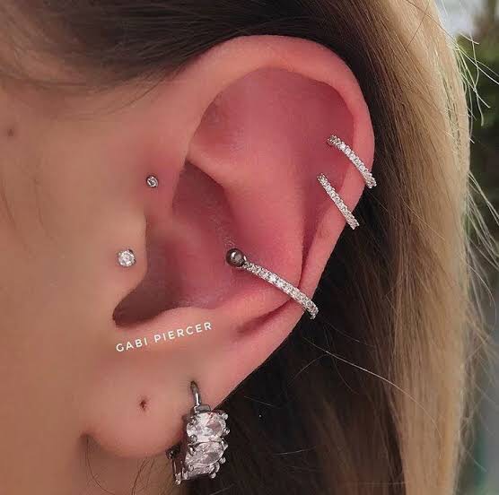 Fashion Piercing na orelha 