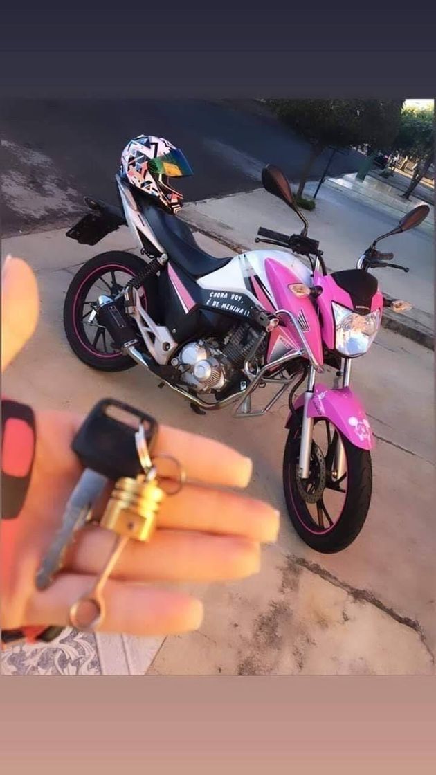 Fashion Chora boy é de menina 🏍️