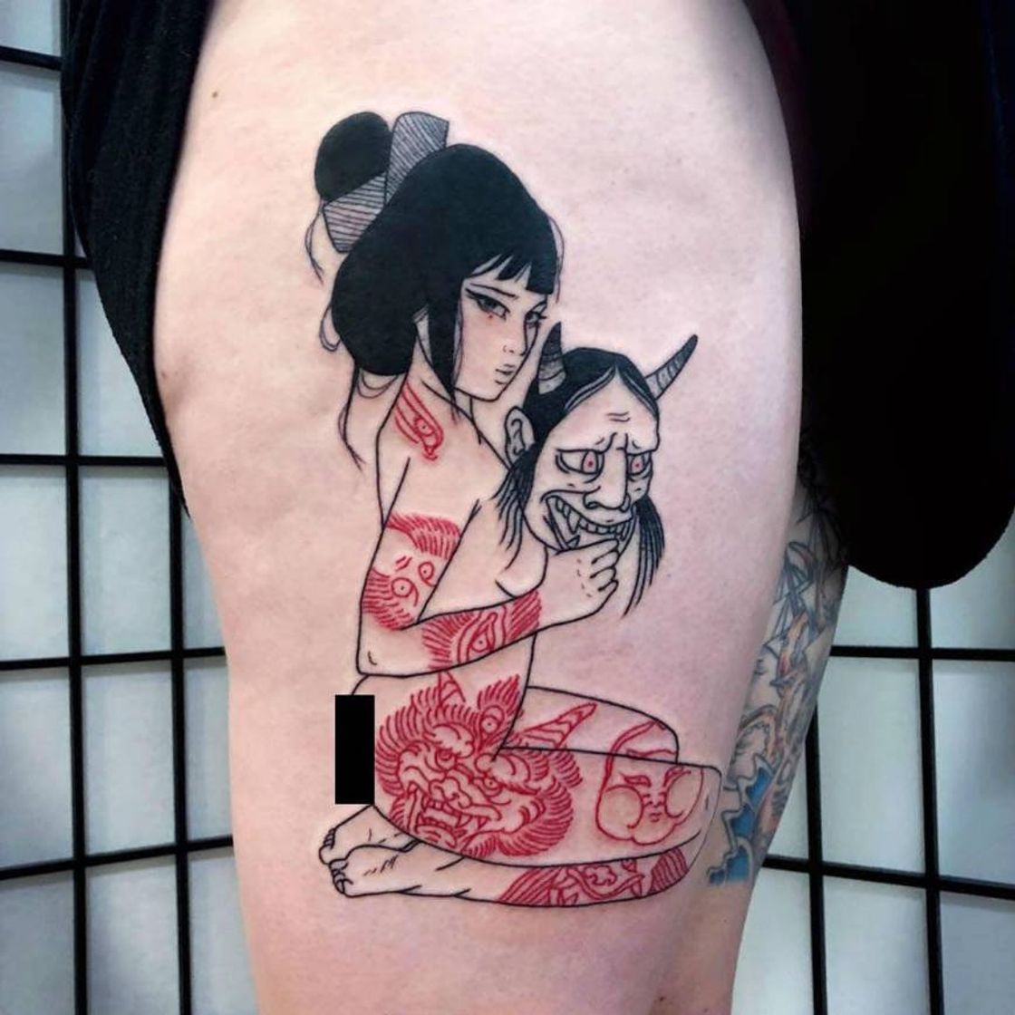 Fashion Hannya Tattoo