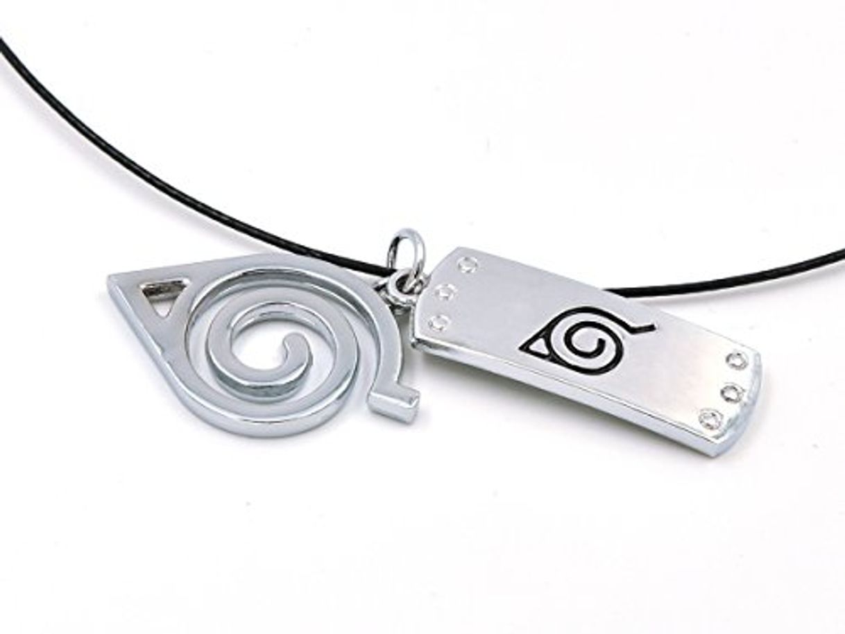 Product CoolChange Collar de Naruto con Placas de Metal Konohagakure y Akatsuki