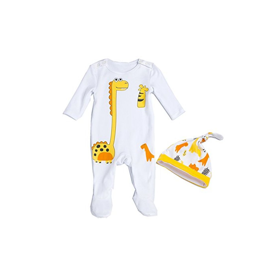 Fashion Bom Bom Pijama Cartoon Dinosaurio para Bebe Ninos Ninas Pelele de Dormir