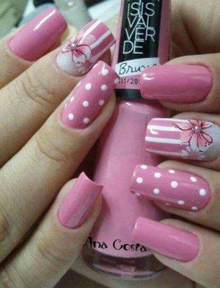 Fashion Nail art rosa - Pinterest