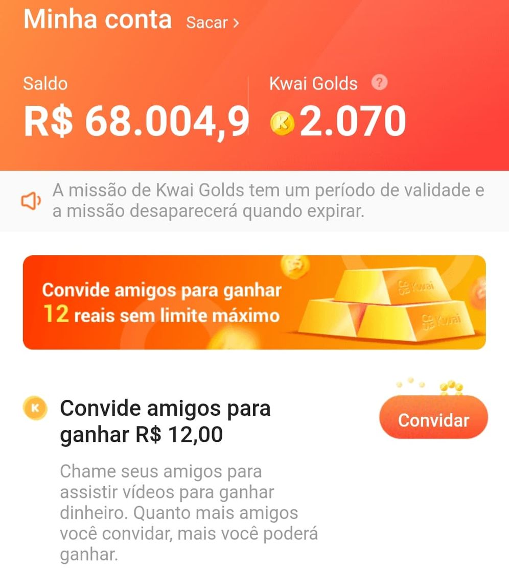 Fashion Use meu código kwai e ganhe até 20 reais 