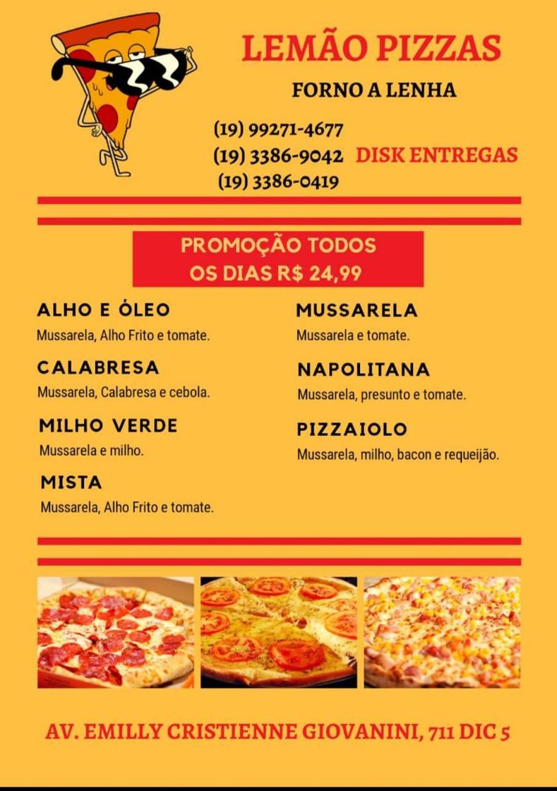 Restaurantes Lemão Pizzas