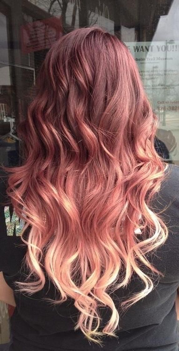 Moda Cabelo rosa