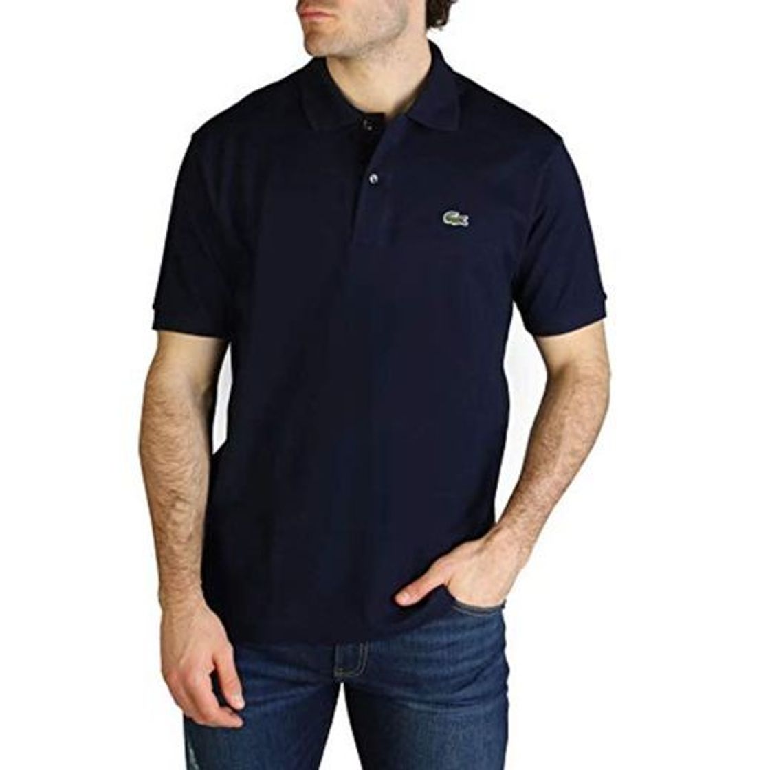 Moda Lacoste L1212 Camiseta Polo, Azul