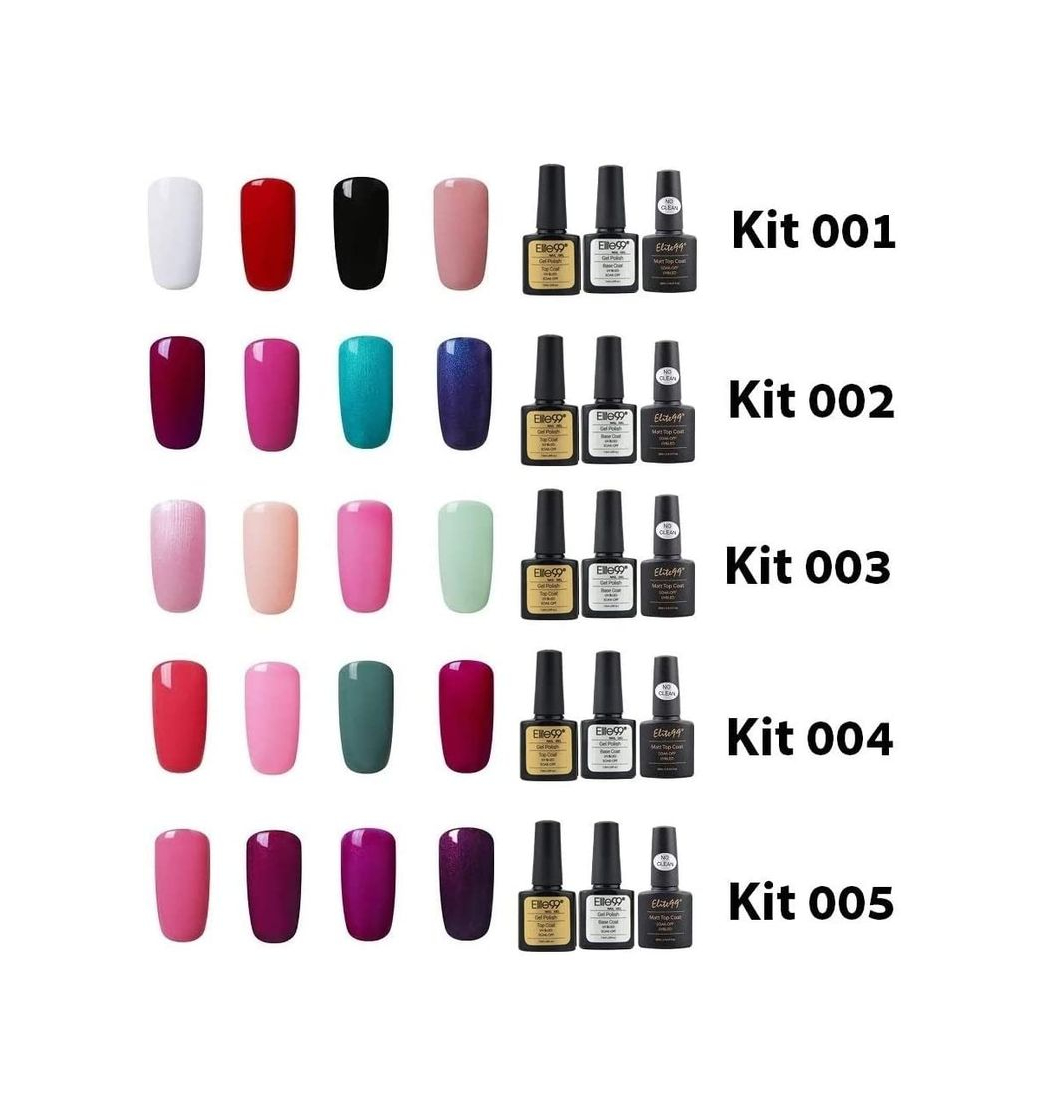 Beauty Elite99 Esmalte de Uñas Semipermanente Uñas de Gel UV LED Kit de