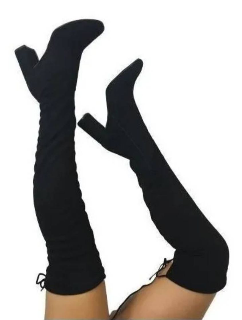 Social Bota preta cano alto 