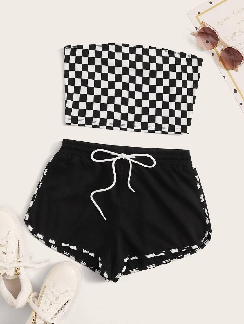 Social SHEIN Corte Fora Simples sexy Conjunto de biquíni