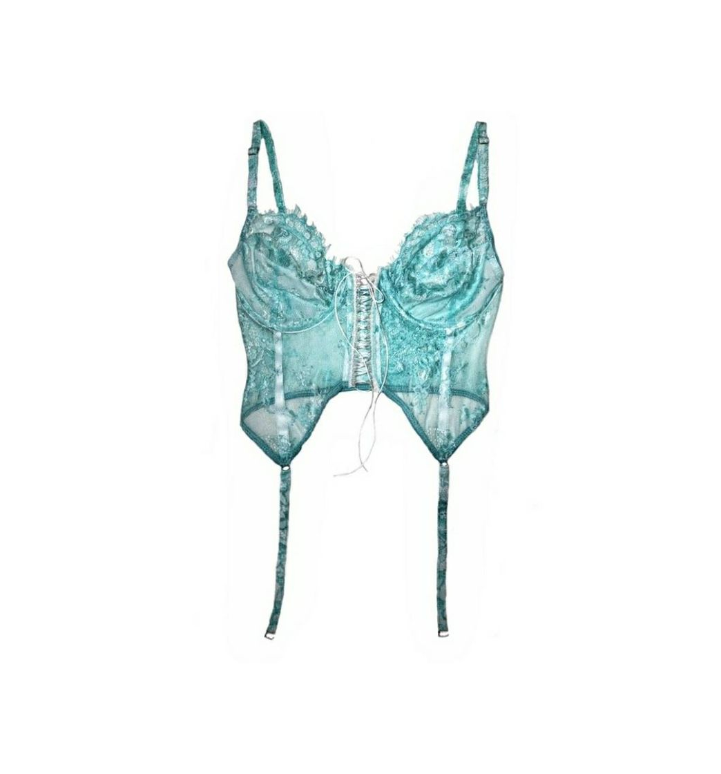 Moda Corset Vert Eau