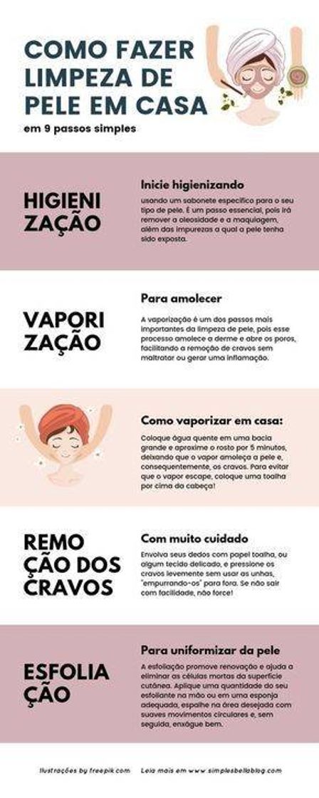 Moda Como fazer Limpeza de pele em casa✨