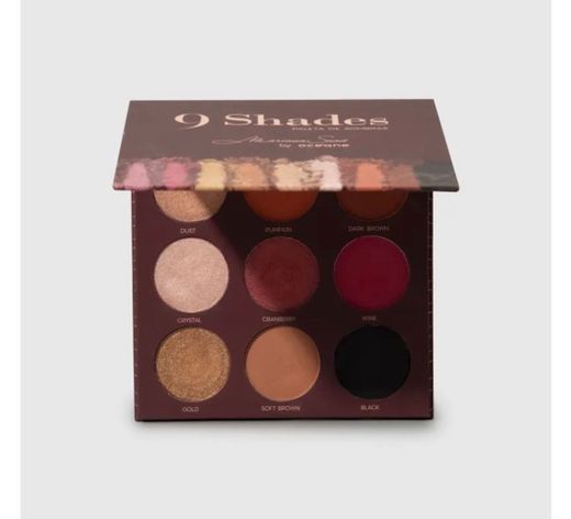 Paleta de Sombras 9 Shades Mariana Saad