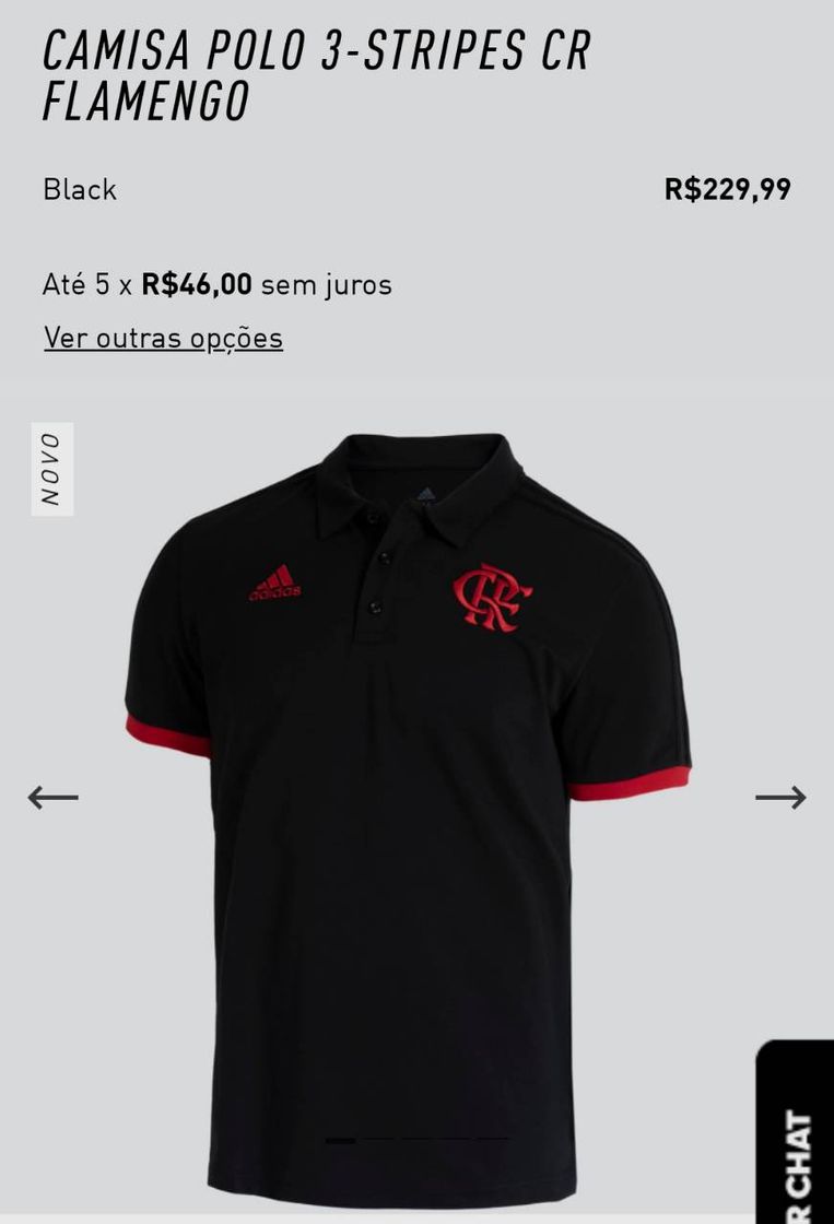 Camisa Polo 3-Stripes CR Flamengo - Preto adidas | adidas Brasil
