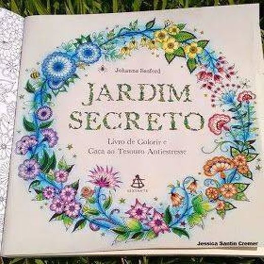 Livro Jardim secreto (livro antiestresse)