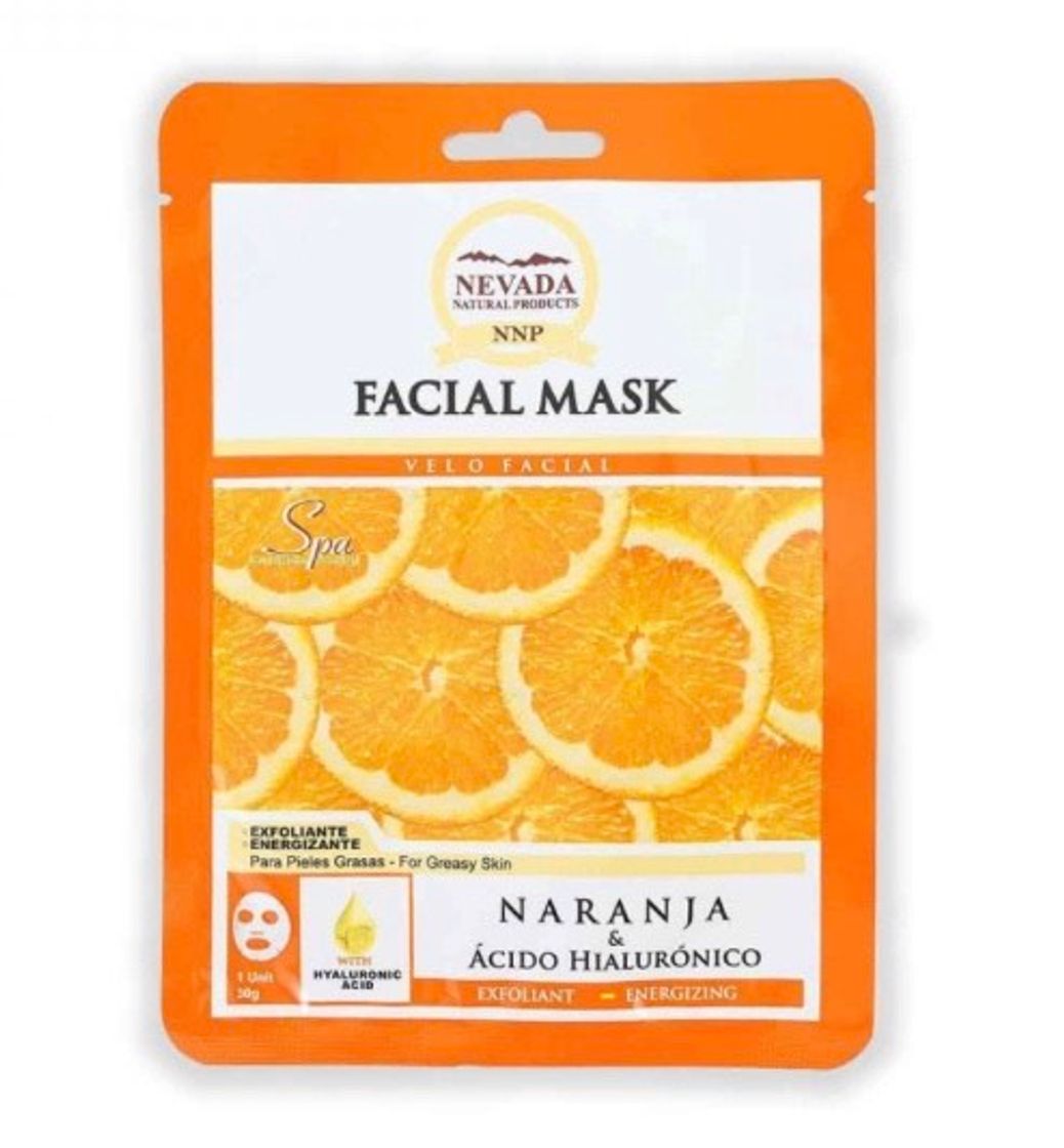 Fashion Velo Facial de Naranja y Ácido Hialurónico Nevada Natural Products