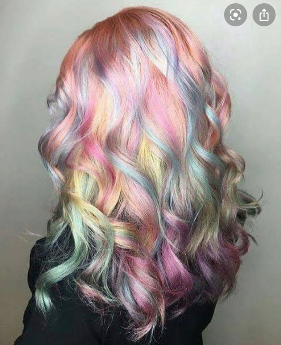 Moda Cabelo arco íris ❤️💛💚💙